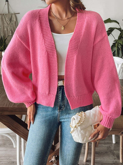 Trendy long sleeve cardigan