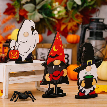 Charming Halloween Ornament Duo