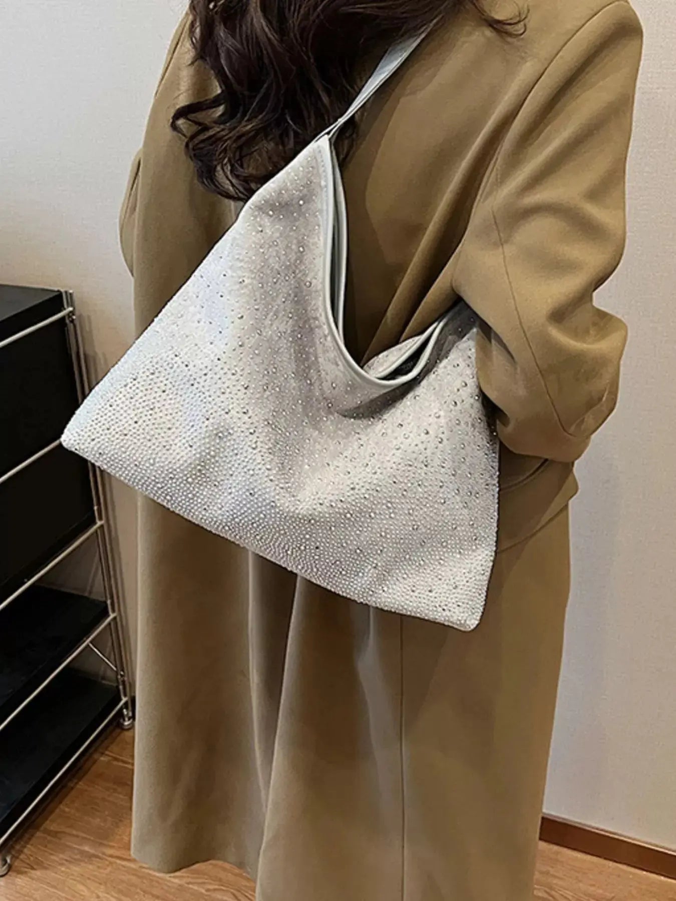 Rhinestone Tote Bag Simply Love