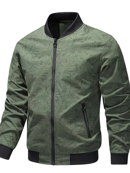 Men's Plus Size Zip Up Lightweight Bomber Jacket Simply Love