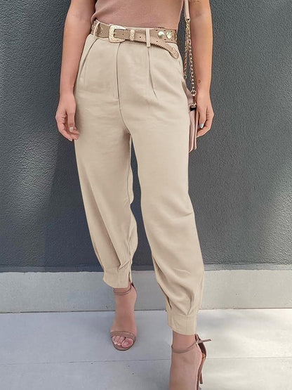 High Waist Cropped Pants.