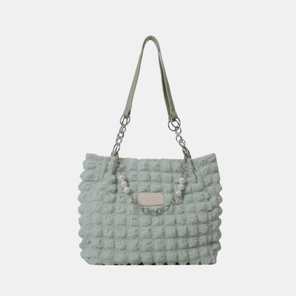 Chic bubble textured tote bag for every occasion