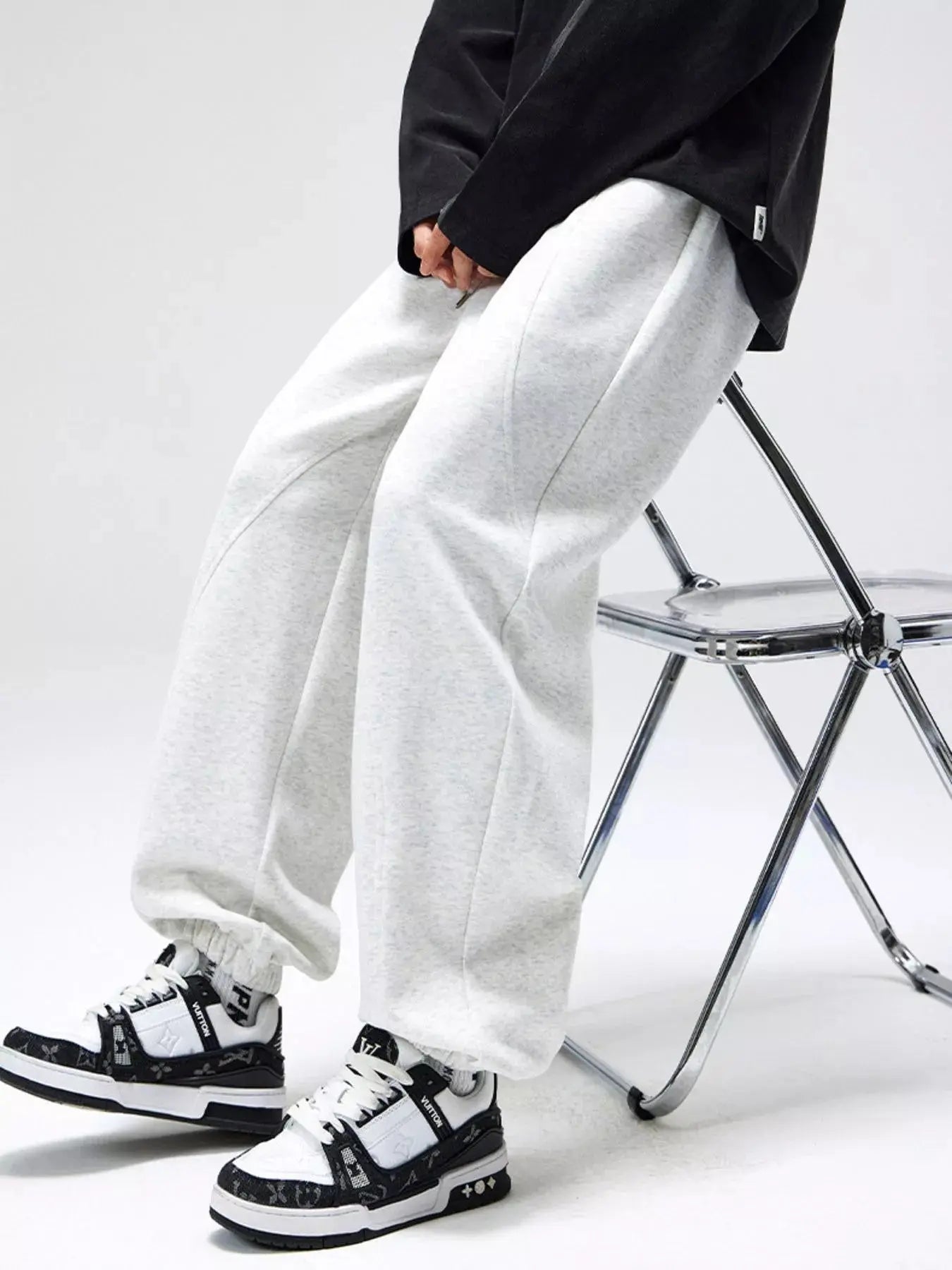Men's Plus Size Loose Fit Drawstring Sweatpants Simply Love