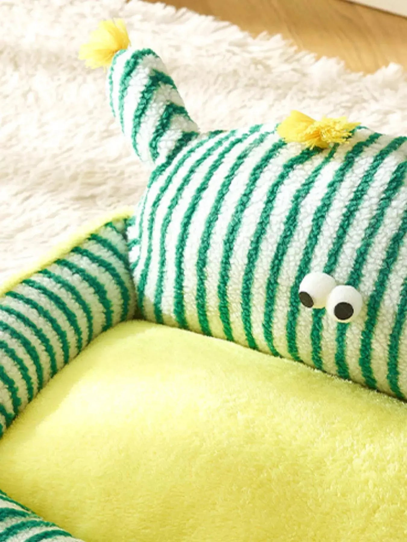 Striped Monster Design Pet Nest Simply Love