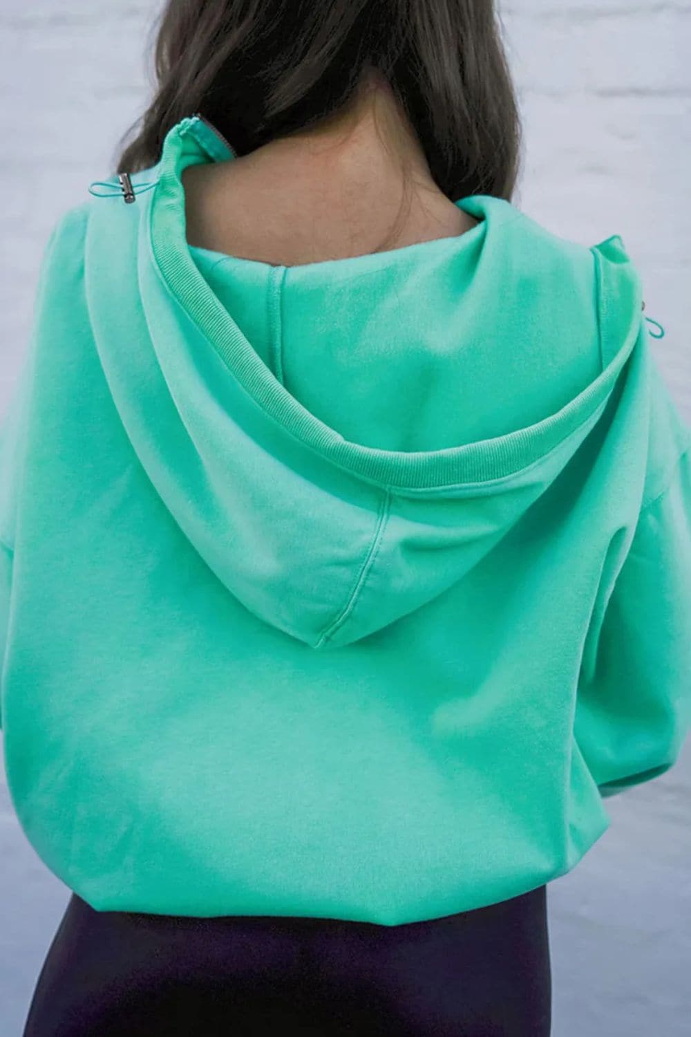 Versatile pocketed half zip hoodie for all-day comfort