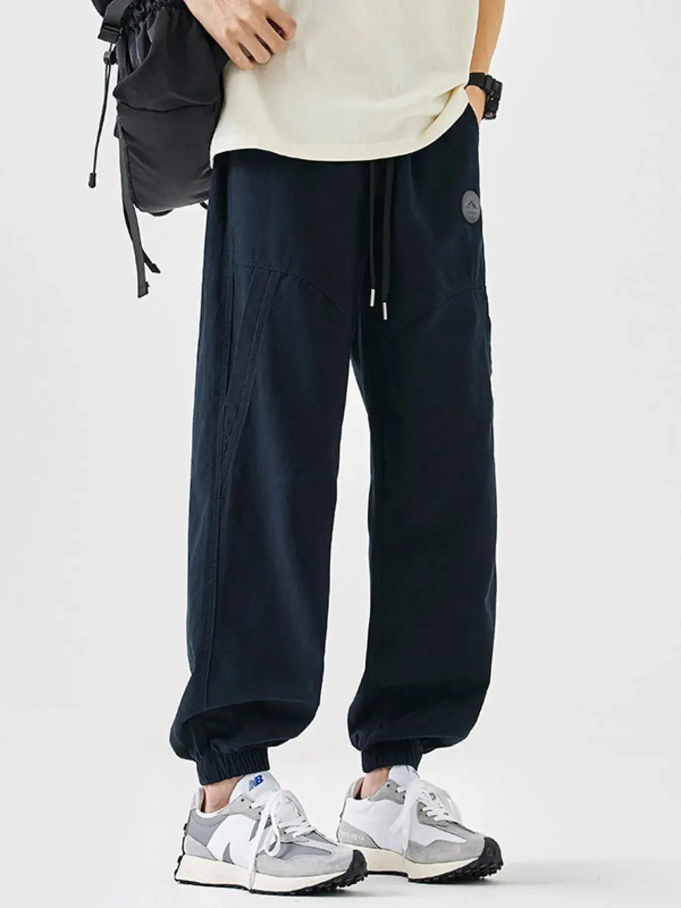 Men's Plus Size Casual Loose Fit Drawstring Pants Simply Love