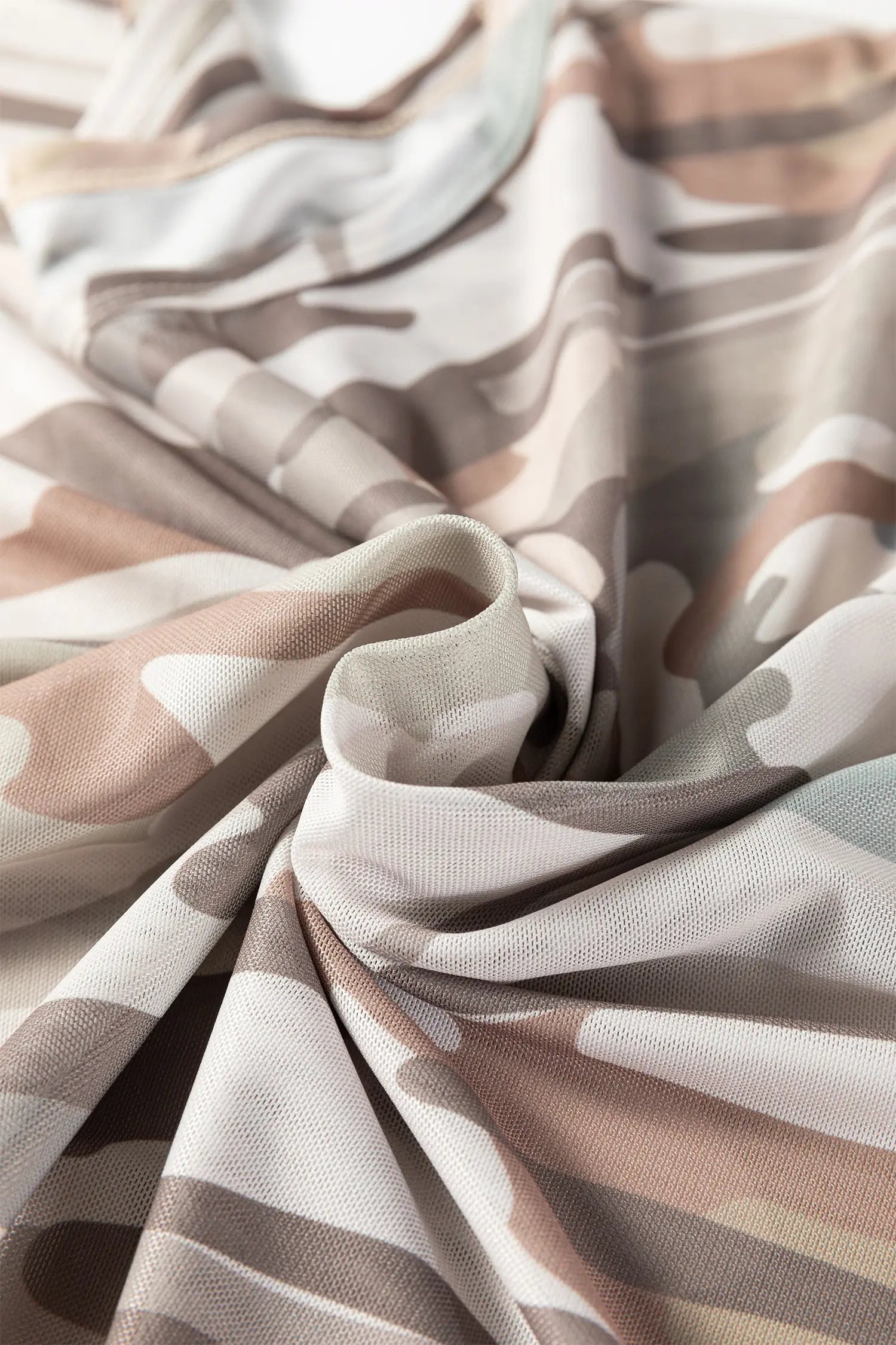 Dear-Lover Green Camo Mesh Top Women's Western Style Long Sleeve Sheer Shirt Dear-Lover Dropshipping