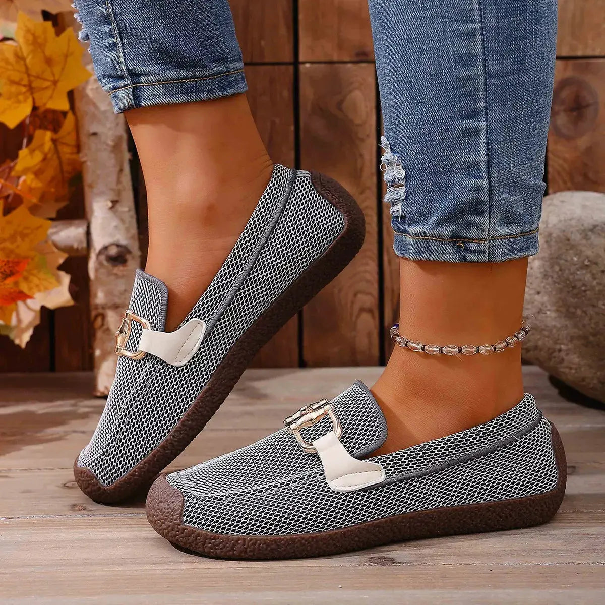 Round Toe Flat Slip-Ons Simply Love