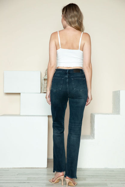 Judy Blue distressed button fly jeans