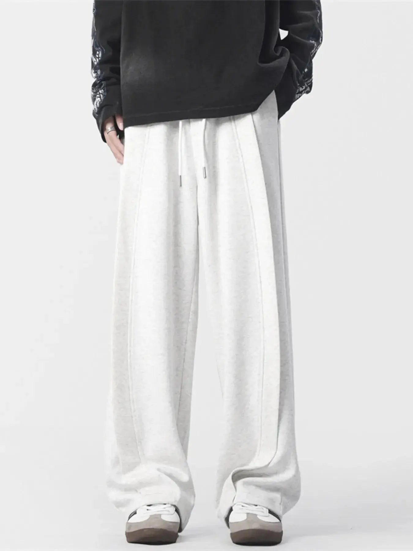 Men's Full Size Loose Fit Drawstring Pants Plus Size Simply Love