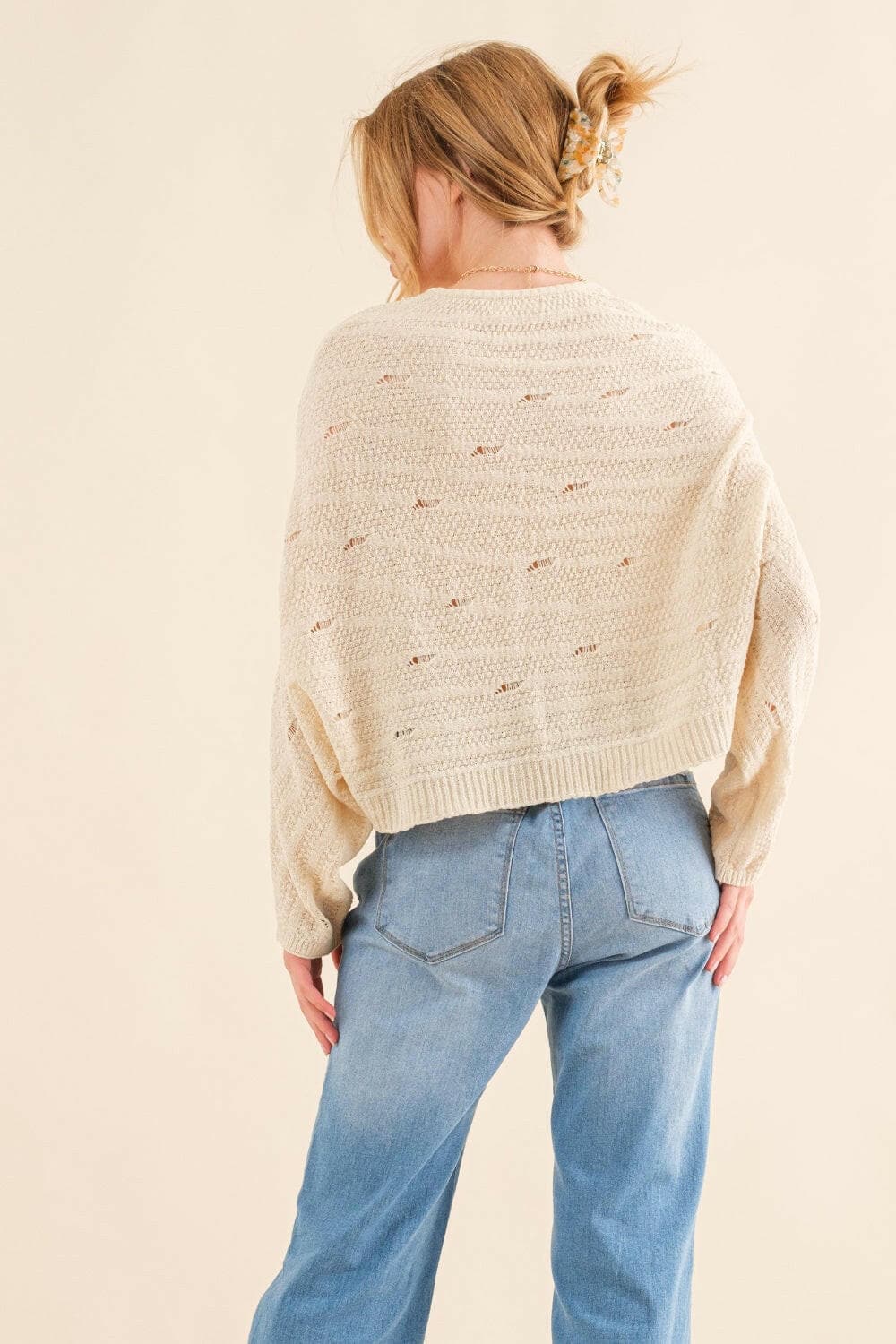 And The Why Dolman Sleeves SweaterStay Cozy and Stylish with the And The Why Dolman Sleeves Sweater
 The And The Why Dolman Sleeves Sweater is the ultimate choice for chic comfort during the chilly sLove Salve Dolman Sleeves Sweaterusa