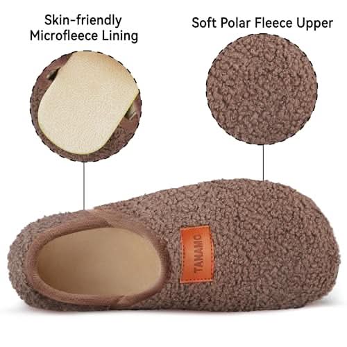 House Slippers for Women Men Indoor Barefoot Slippers Socks Furry Slip on House Shoes Cozy Comfy Slippers for Home Bedroom Travel Yoga - Love Salve 