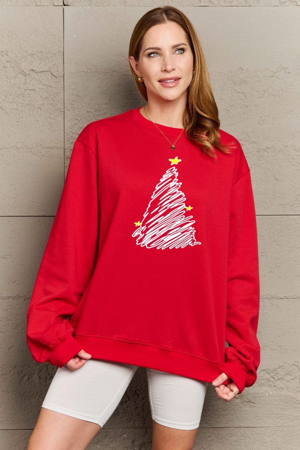 Simply Love Full Size Graphic Sweatshirt.