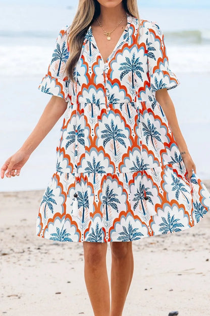 Simply Love: Flowy Palm Tree Dress