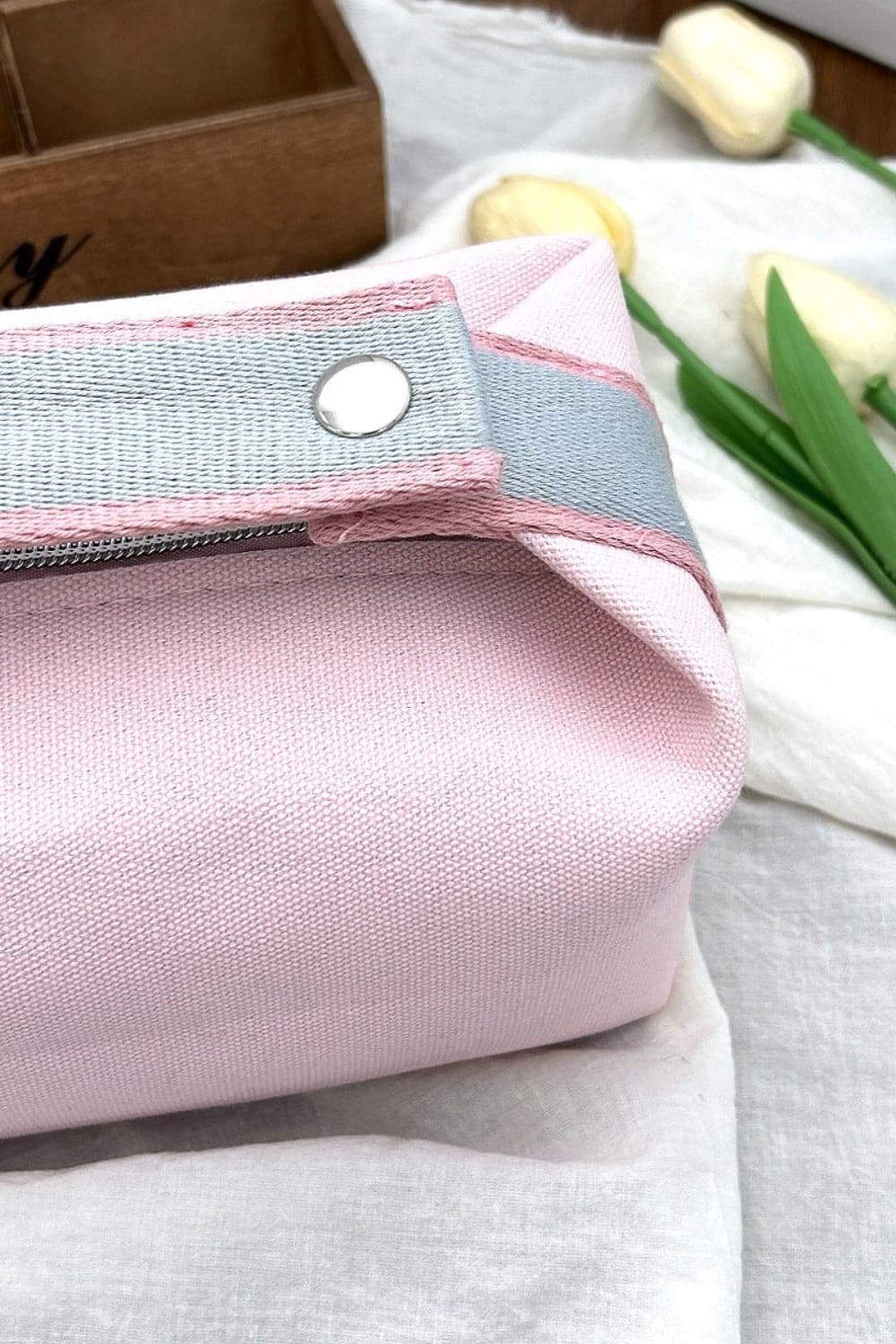 Zenana Waterproof Canvas Travel Cosmetic Bag.