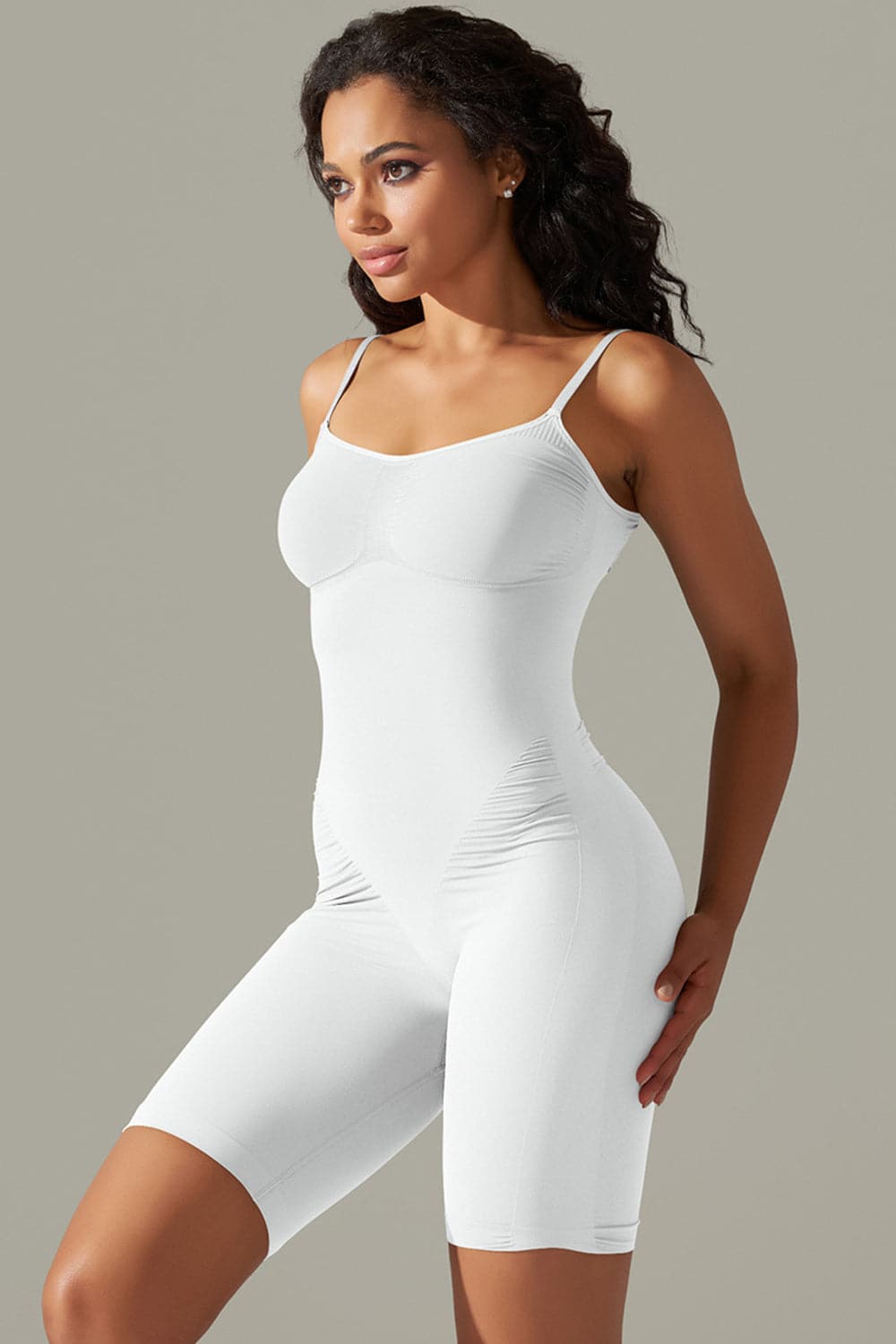 Spaghetti Strap Active Romper.