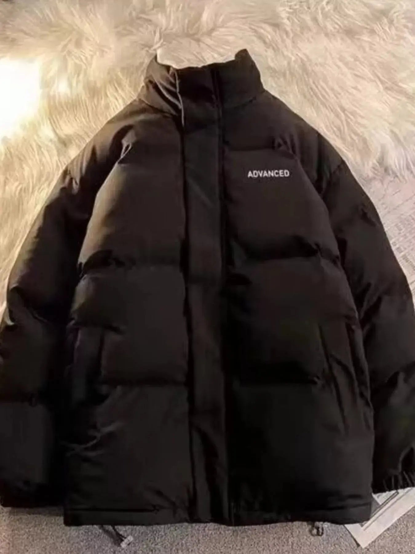 Men's Plus Size Zip Up Padded Winter Coat Simply Love
