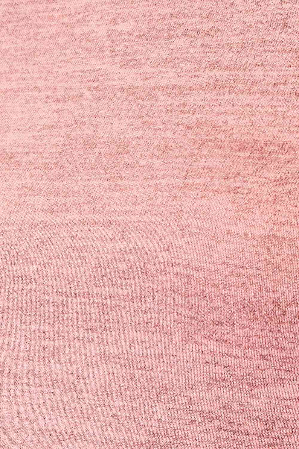 Double Take Ruffle Shoulder Long Sleeve T-Shirt - Love Salve