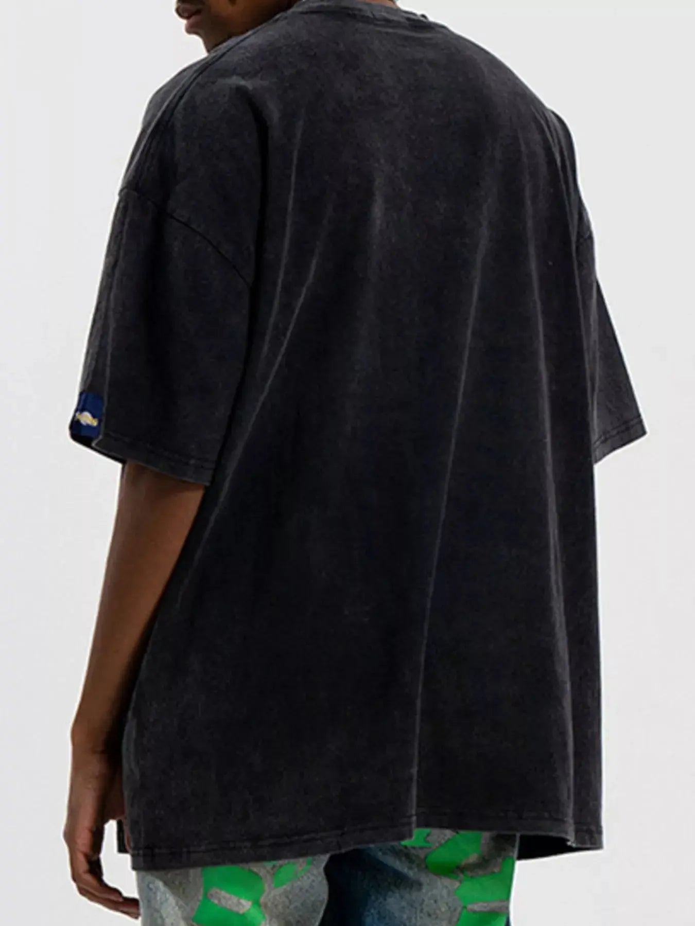 Men's Graphic Oversized Washed T-Shirt Simply Love