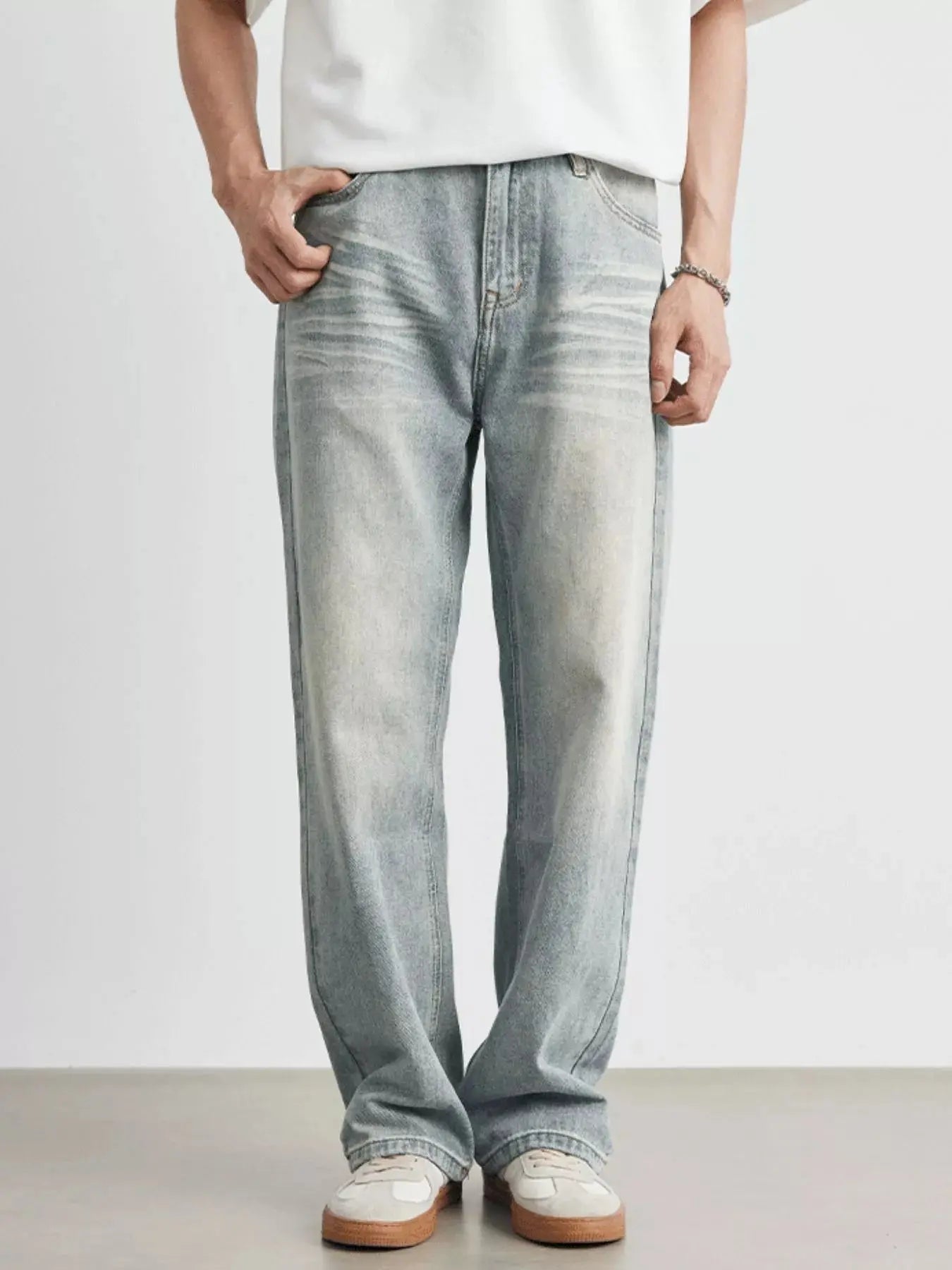 Men's Wash Loose Fit Jeans Simply Love