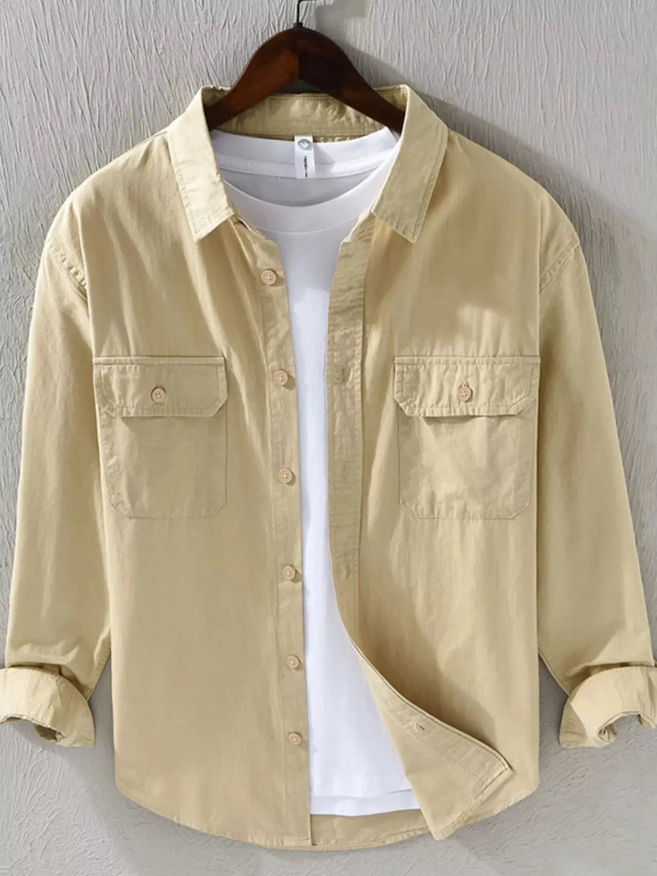Men's Plus Size Casual Button Up Shirt Simply Love