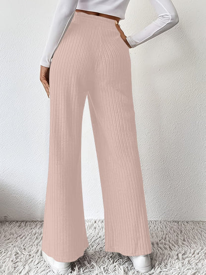 Ribbed High Waist Pants.