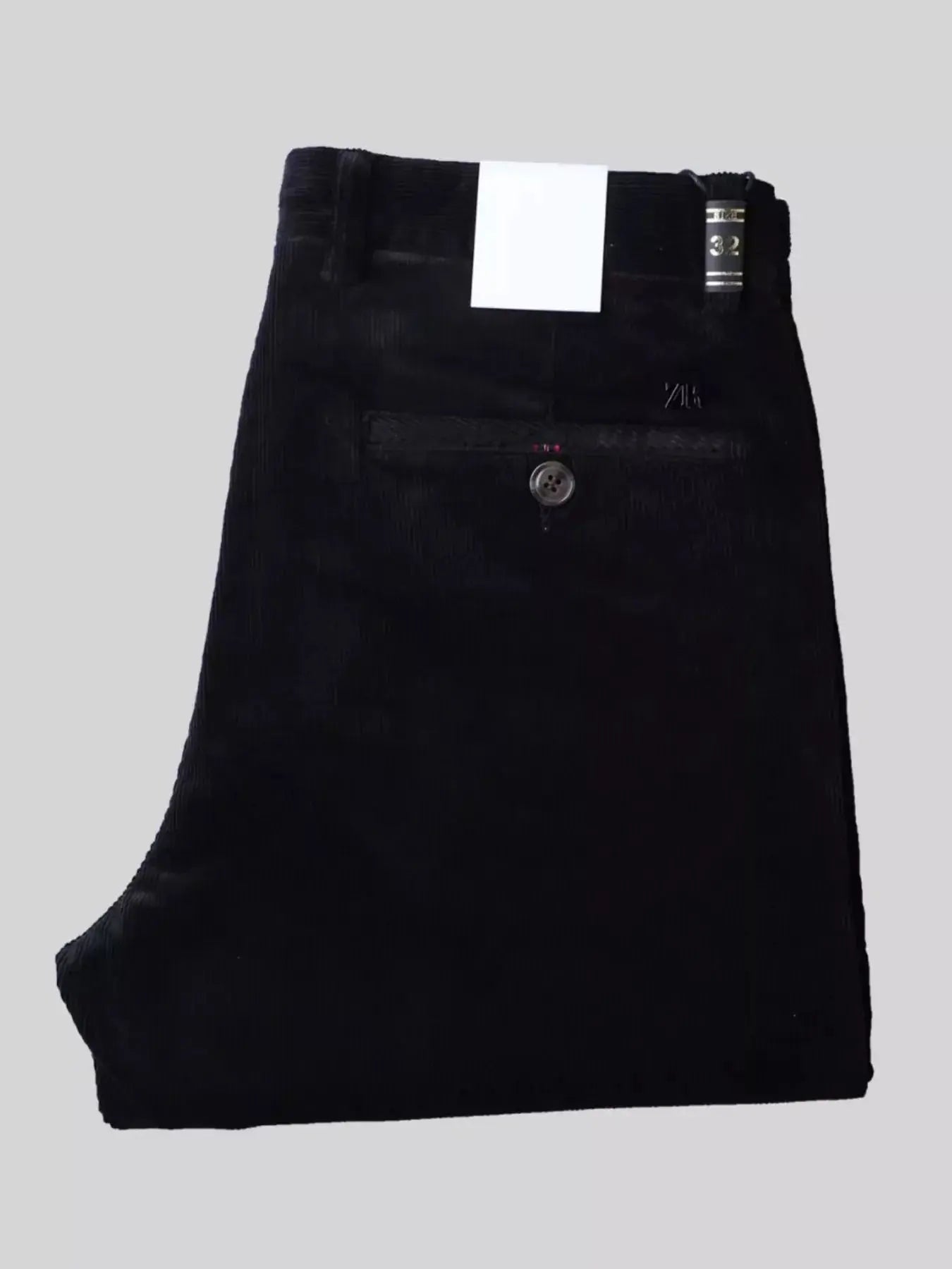 Men's Burgundy Corduroy Slim Fit Pocketed Pants For Everyday Wear Simply Love