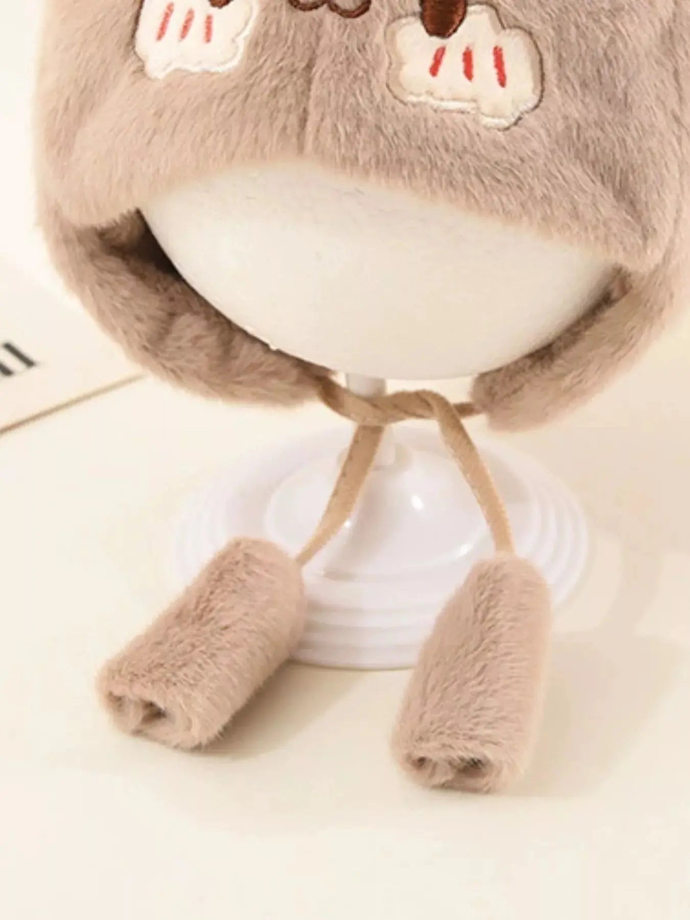 Children's Cute Bear Ear Plush Hat Simply Love