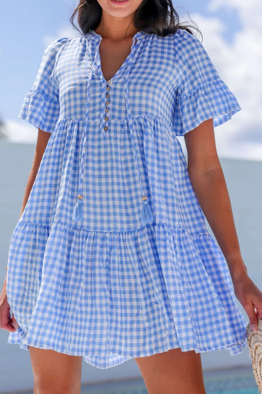 Simply Love: Gingham Mini Dress