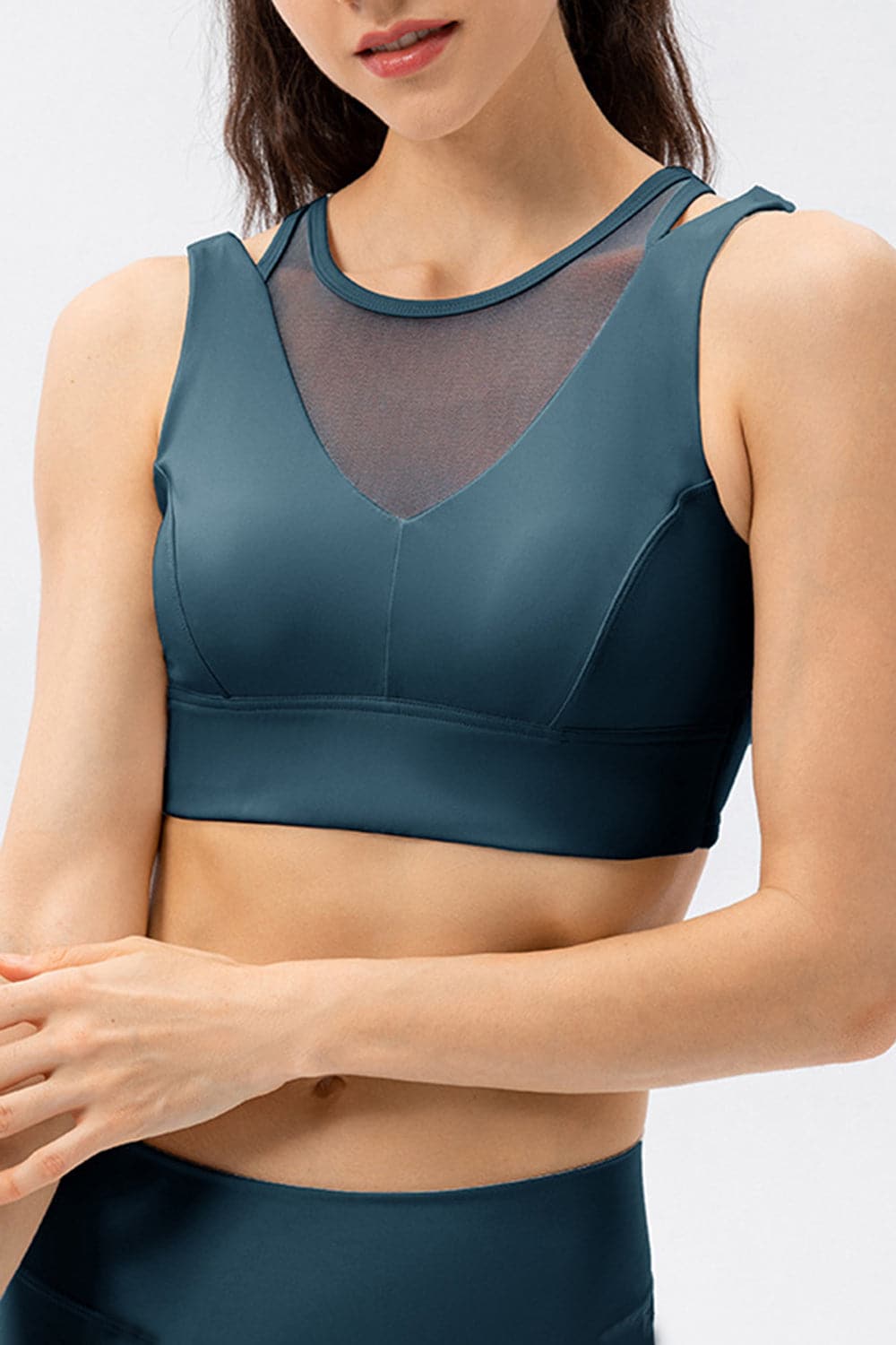 Cutout Wide Strap Active Tank.