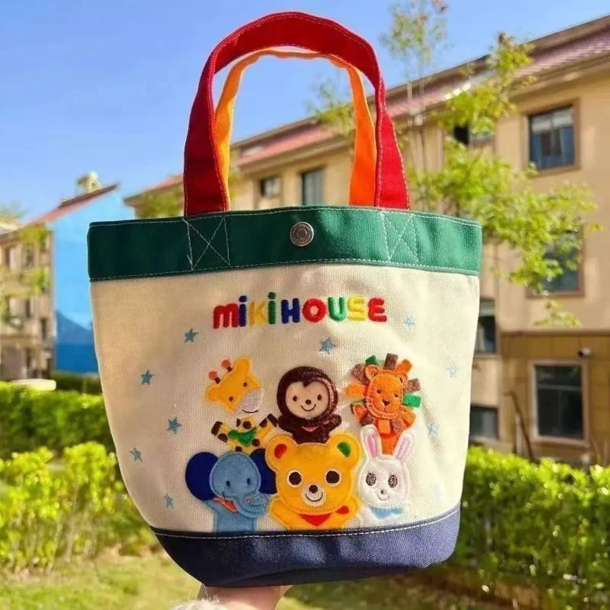 Embroidered Canvas Tote Bag Simply Love