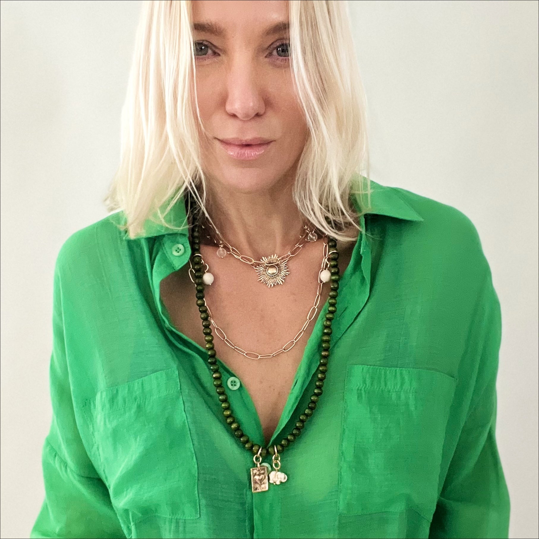 Today I Choose Joy Heart Wood Boho Wrap Bracelet/Necklace Katia Designs