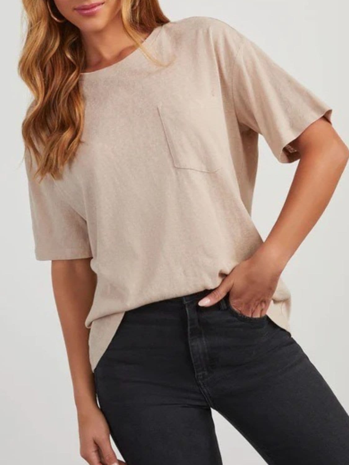 Round Neck Half Sleeve T-Shirt.