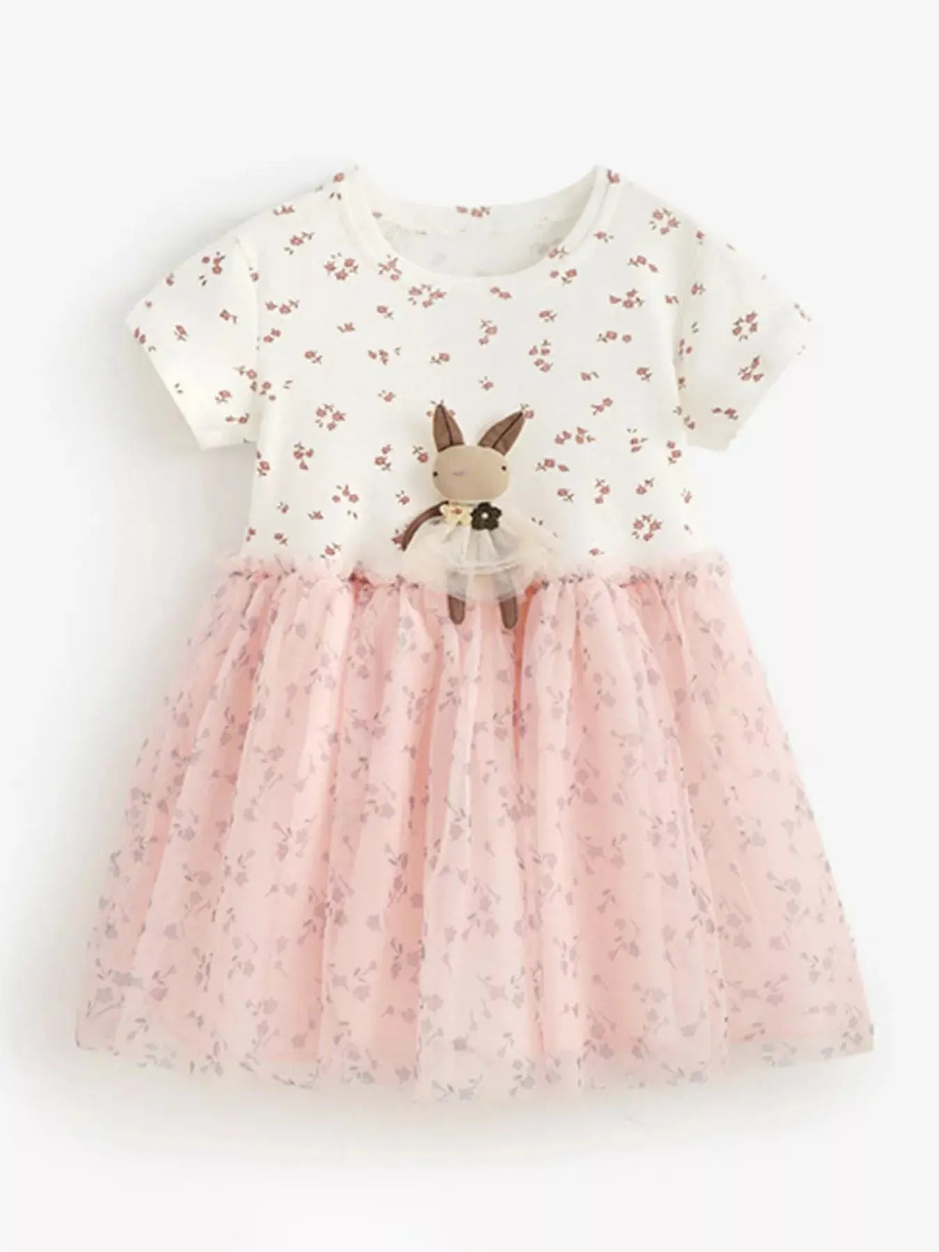 Children's Bunny Applique Tulle Dress Simply Love