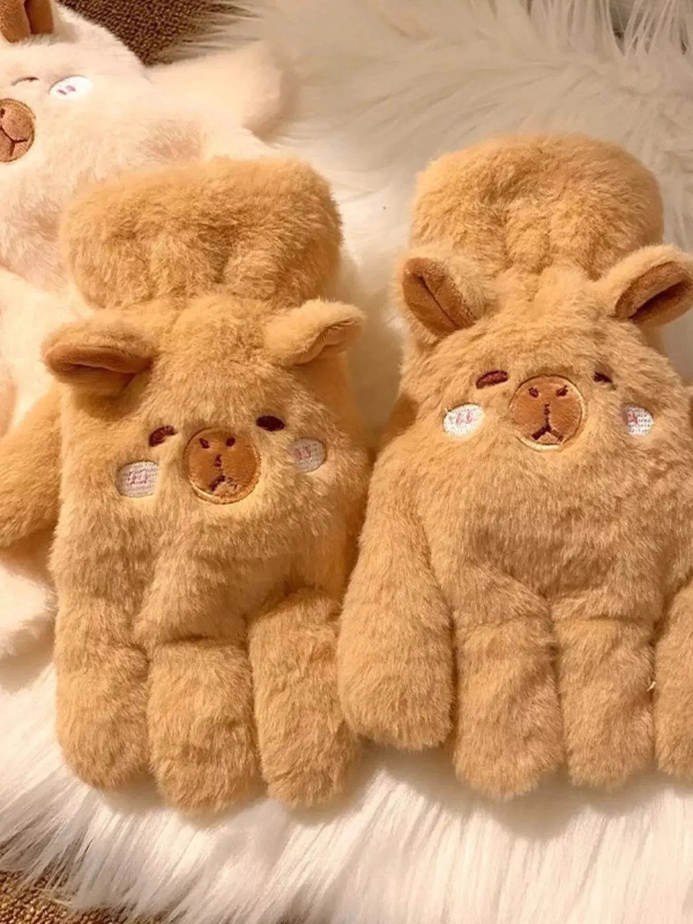 Cartoon Animal Plush Gloves Simply Love