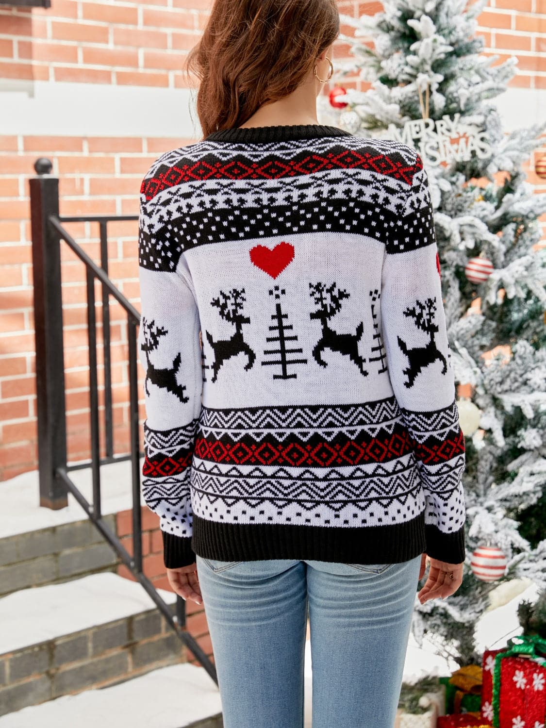 Christmas Round Neck Sweater.