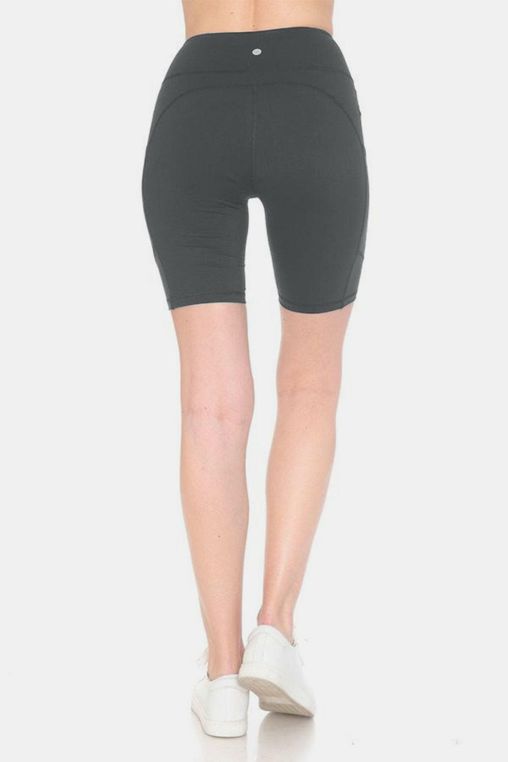 Leggings Depot Full Size High Waist Active Shorts.