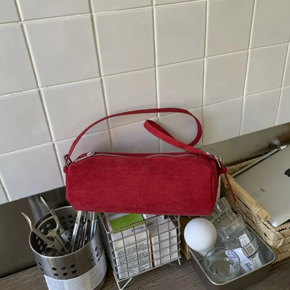 Retro Cylinder Shoulder Bag Simply Love