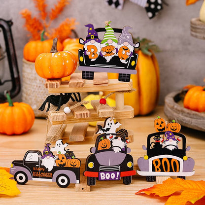 Car-shaped Halloween decor set