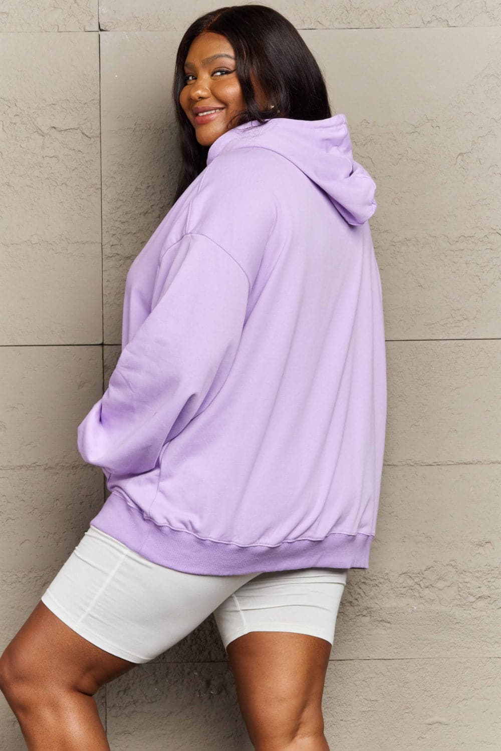 Ultimate comfort long sleeve drawstring hoodie