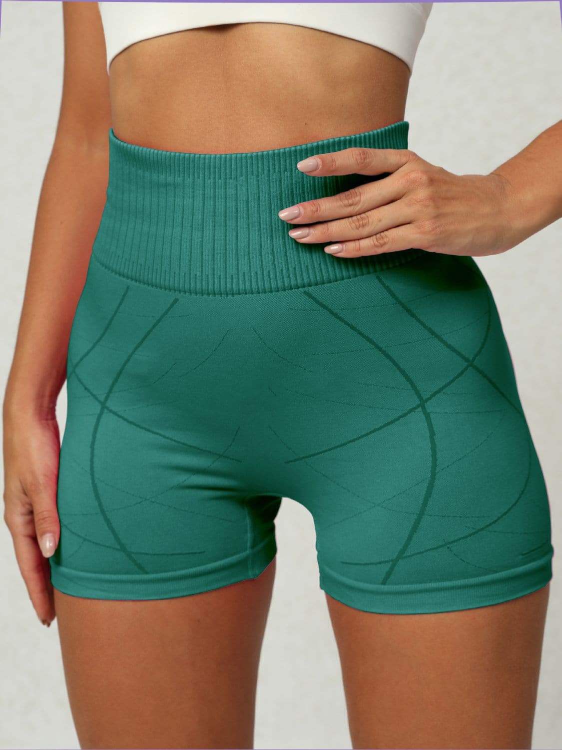 High Waist Active Shorts.