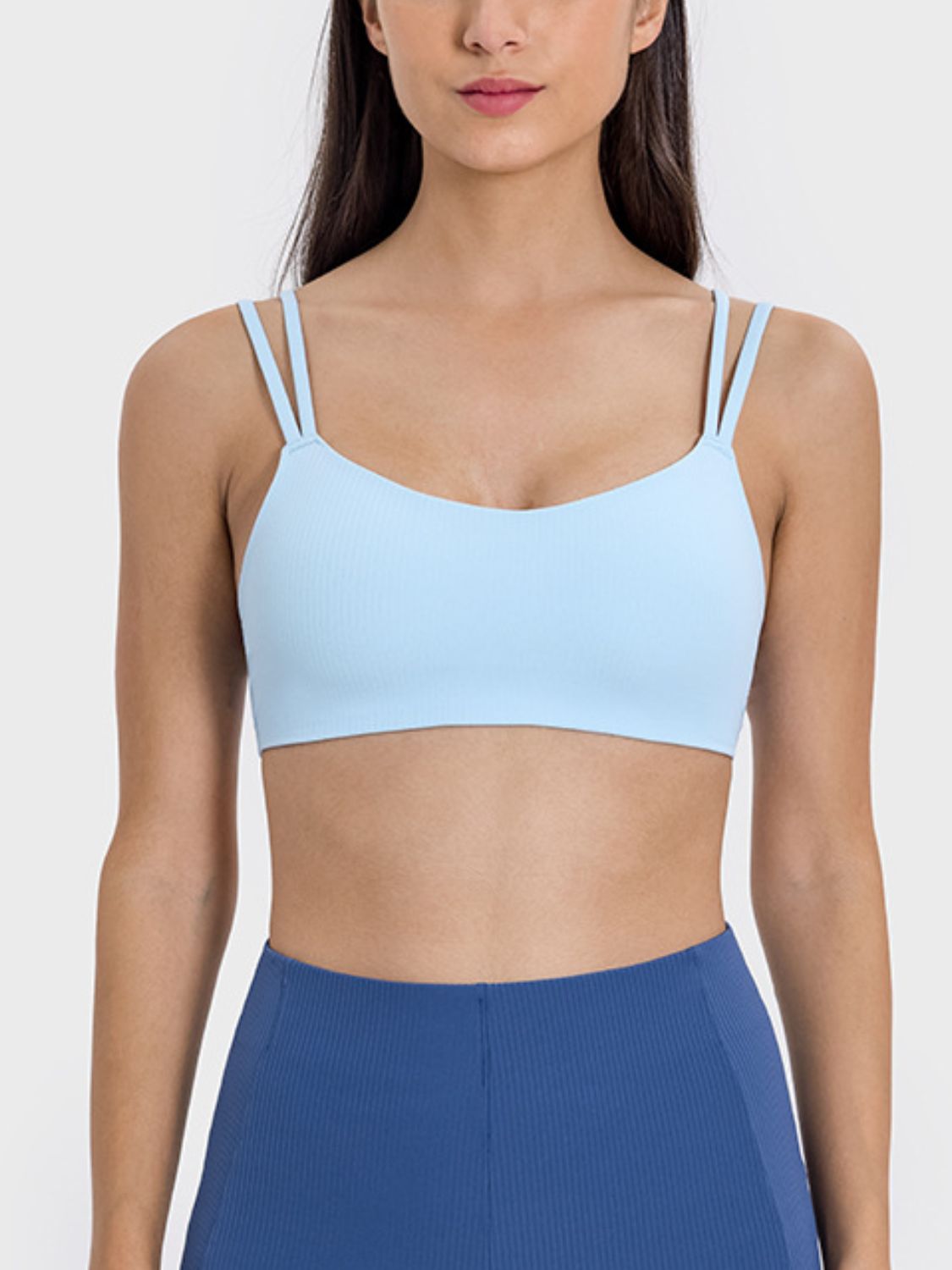 Scoop Neck Double Strap Active Cami Coco’s Tee Boutique