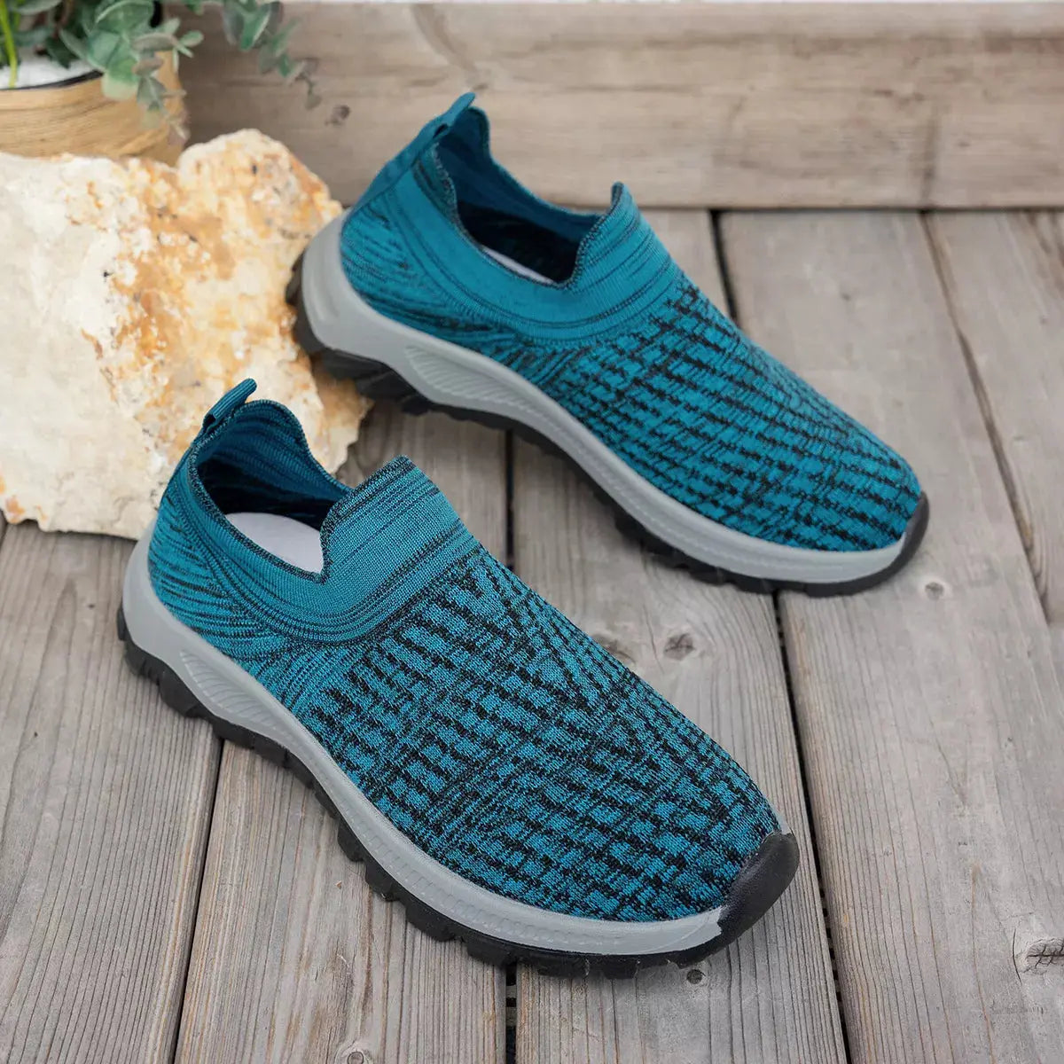 Round Toe Mesh Slip-Ons Simply Love
