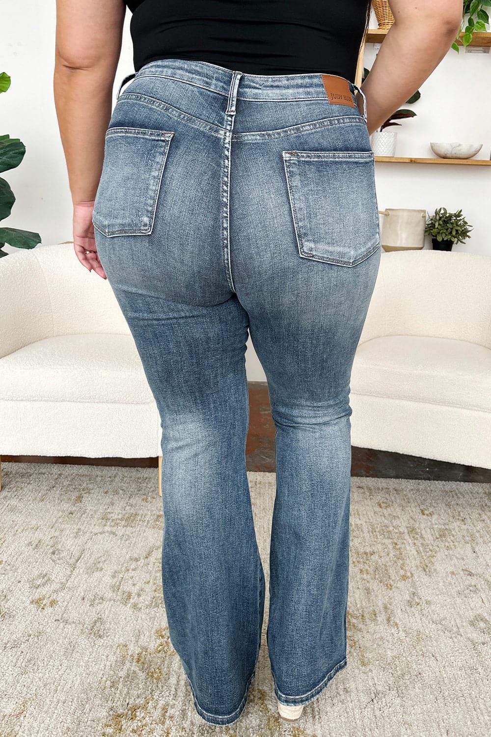 Judy Blue high waist retro flare jeans