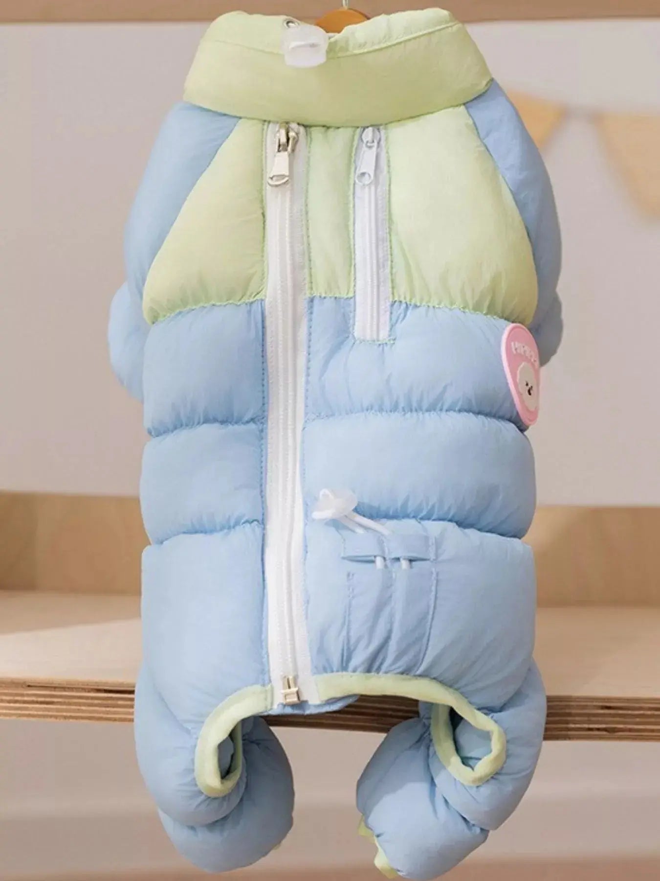 Color Block Warm Pet Jumpsuit Simply Love