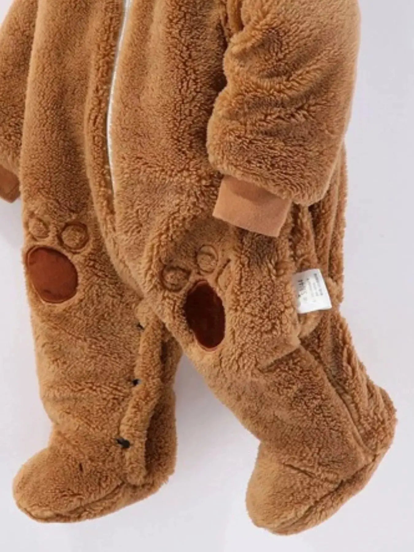 Children's Cozy Bear Hooded Fleece One-Piece Simply Love