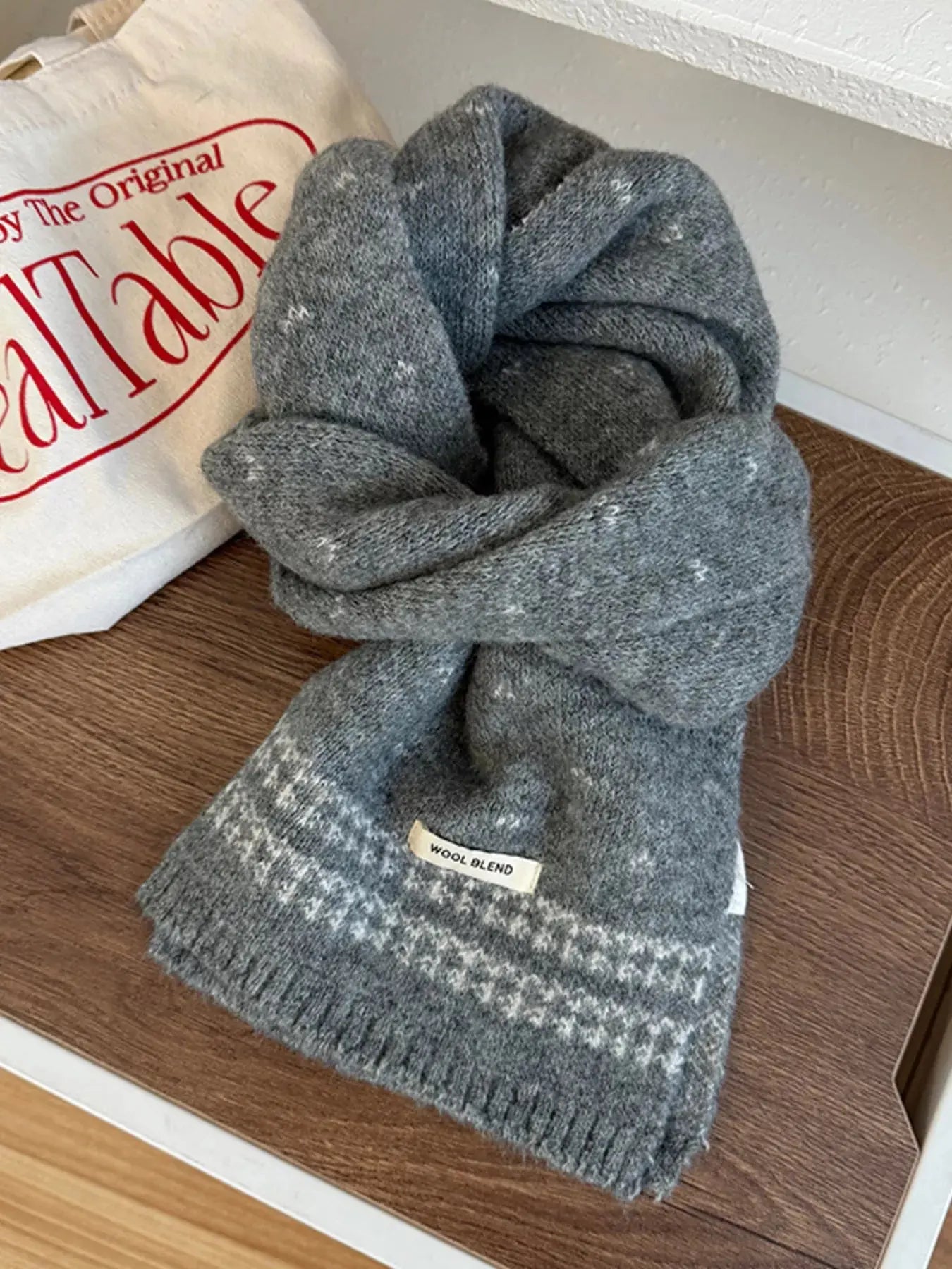 Winter Warm Knitted Scarf Simply Love