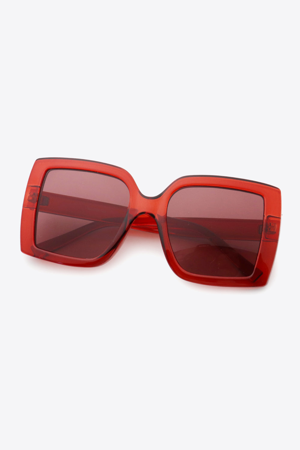 Deep Red Square Sunglasses Coco’s Tee Boutique