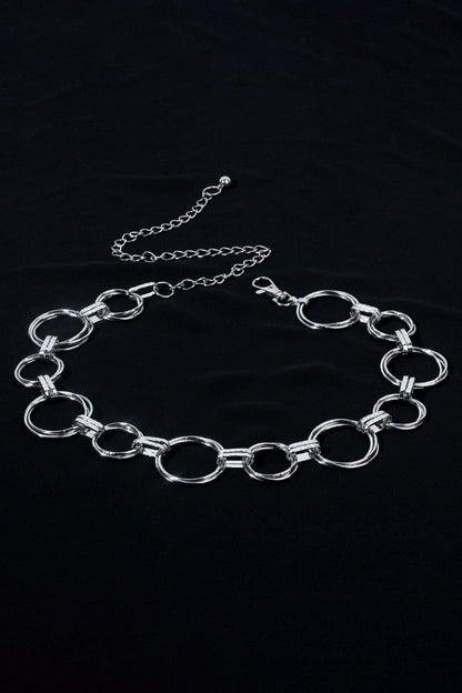 Alloy Chain Circle Shape Belt.