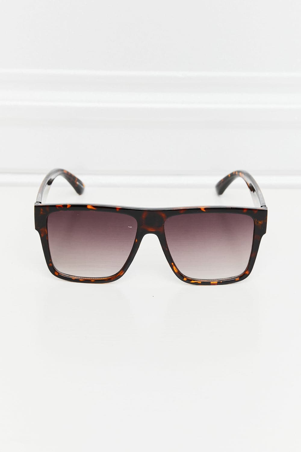 Tortoiseshell Square Full Rim Sunglasses.